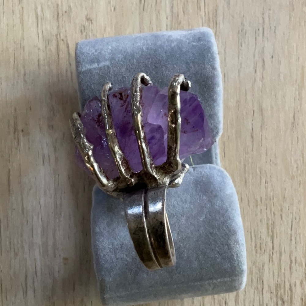 Vintage Pal Kepenyes brutalist Mexican ring